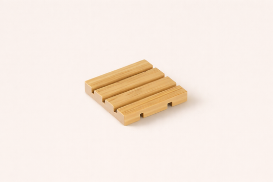 NU-MÍ houten zeepbakje – duurzaam accessoire voor natuurlijke reinigingsbars